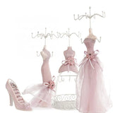 High-heeled Shoes Earring Necklace Ring Jewelry Holder Stand