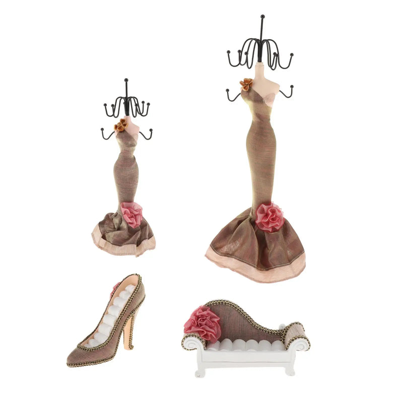 High-heeled Shoes Earring Necklace Ring Jewelry Holder