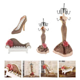 High-heeled Shoes Earring Necklace Ring Jewelry Holder