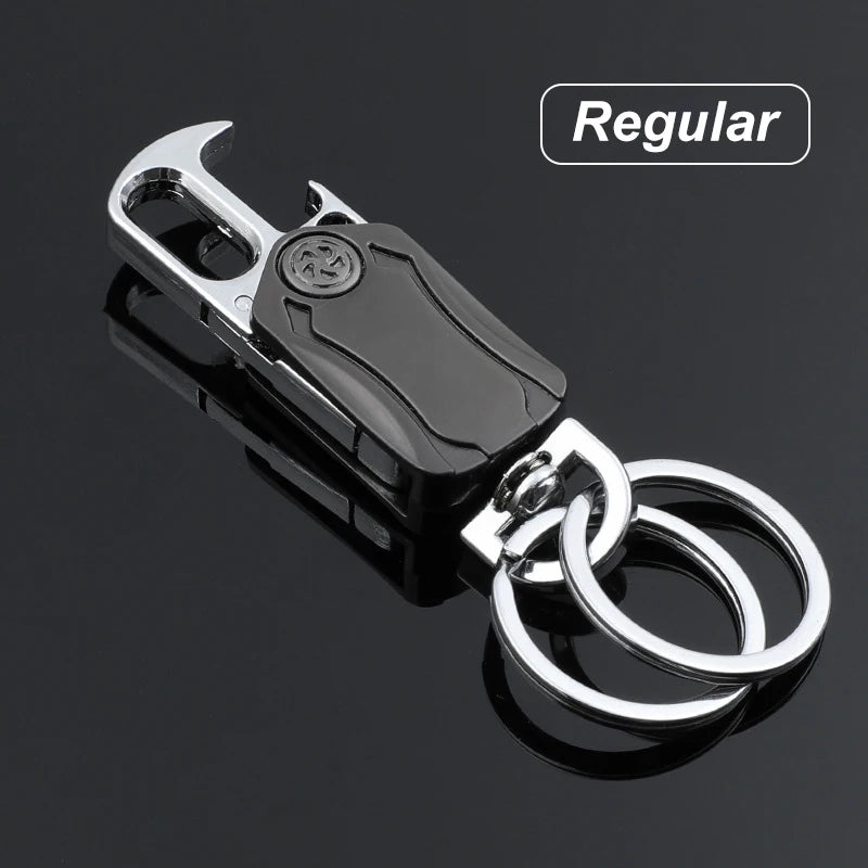 Rotatable Keychain Bottle Opener Key Holder
