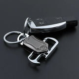 Rotatable Keychain Bottle Opener Key Holder