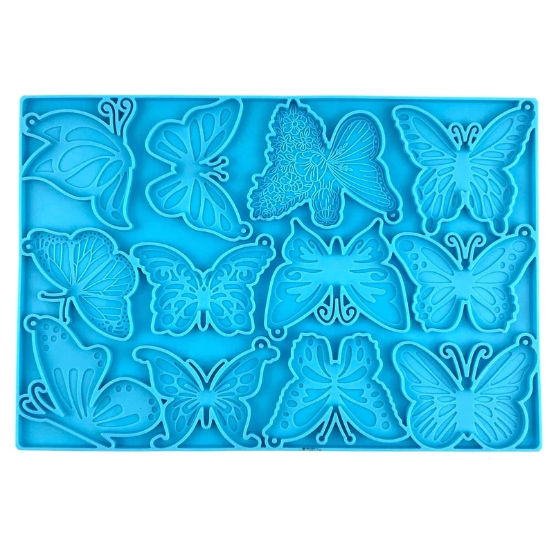 Butterfly Shaped Resin Keychain Molds DIY Craft