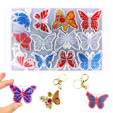 Butterfly Shaped Resin Keychain Molds DIY Craft