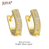 Crystal Leverback Earwire Earrings for Women DIY Jewelry Making