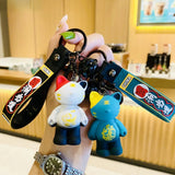 Cute Lion Dance Keychain Chinese Style Tiger Bag Pendant
