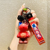 Cute Lion Dance Keychain Chinese Style Tiger Bag Pendant