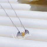 Devil Pendant High Necklace Yellow Zircon Jewelry