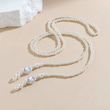 Adjustable Bow Chain Necklace Y2K Accessories