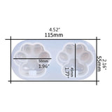 Cat Paw Light Bulb Silicone Mould for DIY Crafts
