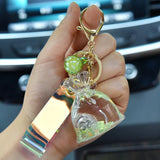 Lucky Bag Liquid Keychain Glow Quicksand Bottle Keychain
