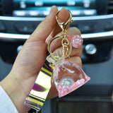 Lucky Bag Liquid Keychain Glow Quicksand Bottle Keychain
