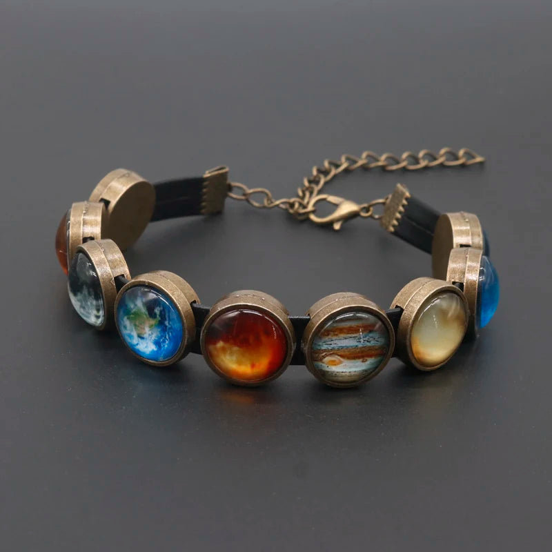 Galaxy Planets Solar System Bracelet Boys Girls Christmas Gift