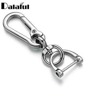 Metal Car Keyring Holder Horseshoe Buckle Key Chain K411
