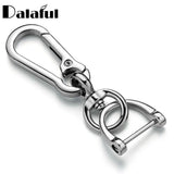 Metal Car Keyring Holder Horseshoe Buckle Key Chain K411