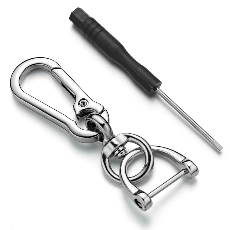 Metal Car Keyring Holder Horseshoe Buckle Key Chain K411