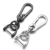 Metal Car Keyring Holder Horseshoe Buckle Key Chain K411