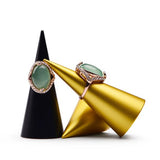 Metal Conical Ring Display Stand Jewelry Shooting Props
