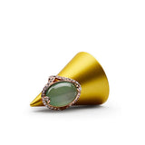 Metal Conical Ring Display Stand Jewelry Shooting Props