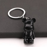 Metal Violent Bear Keychain Car Key Charm Pendant Gift