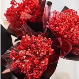 Mini Baby's Breath Valentine's Dried Flowers Bouquet