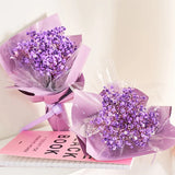 Mini Baby's Breath Valentine's Dried Flowers Bouquet