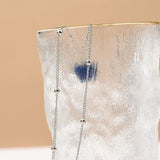 Mood Necklace Emotion Feeling Heart Pendant Stainless Steel Chain Jewelry