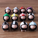 Motorcycle Helmet Key Ring Car Keychain Pendant