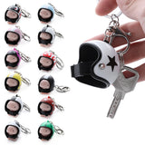 Motorcycle Helmet Key Ring Car Keychain Pendant