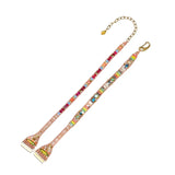 BOHO Vegan Orange Stone Watch Band for Women