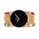 BOHO Vegan Orange Stone Watch Band for Women