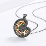 Small Fragrance Double C Pendant Clavicle Chain Necklace