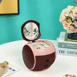 Multi-layer Jewelry Box with Mirror Storage Case