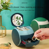 Multi-layer Jewelry Box with Mirror Storage Case
