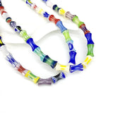 Colorful Glass Beads Bamboo Knot DIY Accessories
