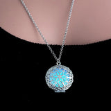 Luminous Chain Necklace Choker Pendant for Women