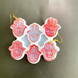 Palm Earring Silicone Mold for Resin Casting