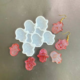 Palm Earring Silicone Mold for Resin Casting