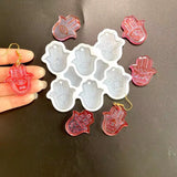 Palm Earring Silicone Mold for Resin Casting