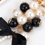 Pearl Handbag Keychain Bag Charm Car Key chain Pendant