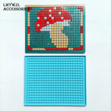 Pixel Art Pallet Resin Silicone Mold for DIY Murals/Table Mat