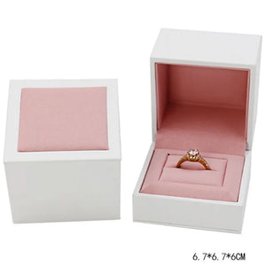 Elegant Proposal Ring Box Necklace Packaging