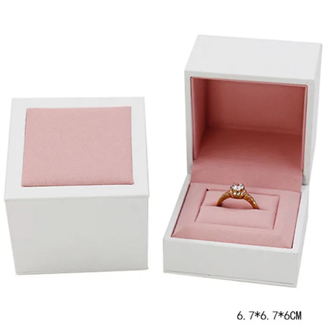 Elegant Proposal Ring Box Necklace Packaging