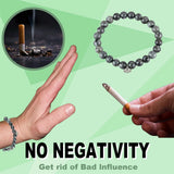 Chic Quit Smoking Beaded Bracelet Bangle for Men Women