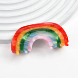 Rainbow Acetate Claw Clip Hair Accessories for Women