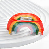 Rainbow Acetate Claw Clip Hair Accessories for Women