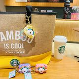 Rainbow Projection Camera Toy Keychain Flashlight Pendant for Women