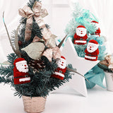 Red Velvet Santa Claus Ring Earring Box Surprise Proposal Romantic Jewelry Packa