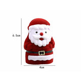Red Velvet Santa Claus Ring Earring Box Surprise Proposal Romantic Jewelry Packa