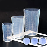 Resin Mixing Cups Moulds Transparent Measuring Cups DIY Art Crafts