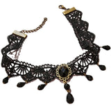 Crystal Necklace Choker Collar Palace Gothic Personality